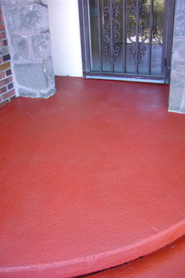 Rembrandt Polymer Stain "Red Oxide" with Clear Epoxy Coating